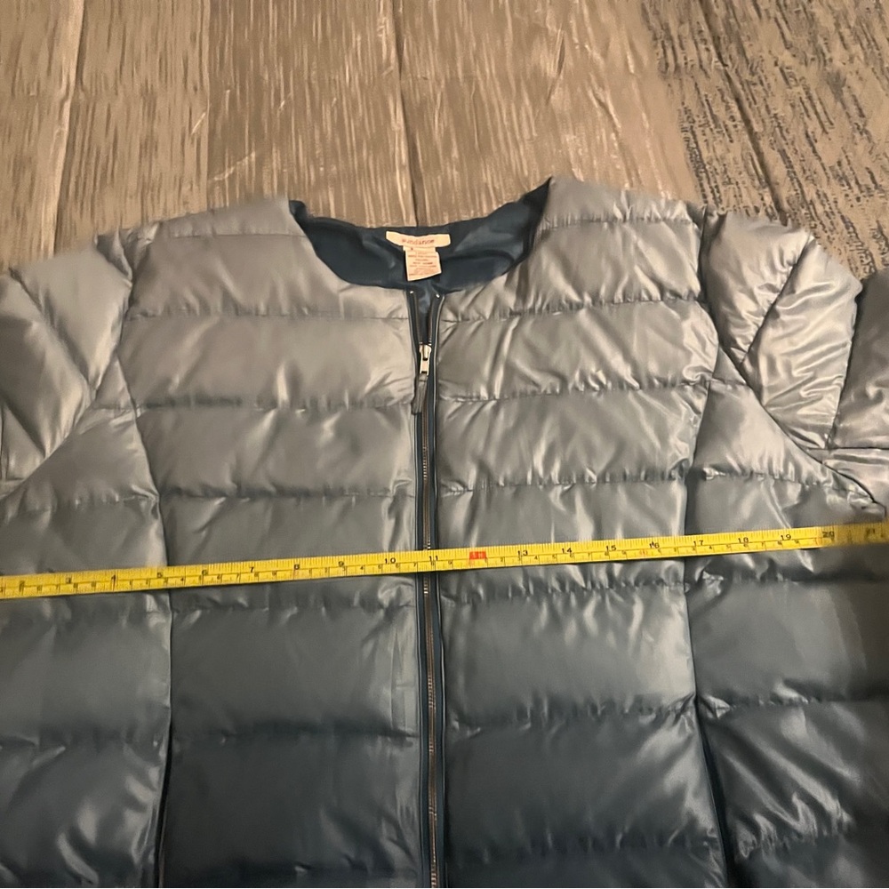 Used once after purchase women’s Sundance Ombre Blue Puffer Jacket XL - Picture 7 of 7